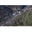 Berg- und Kurstadt Jachymov im Steiltal an der Straße Ostrov - Boží Dar/Oberwiesenthal