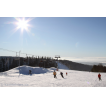 Blick zum Gegenhang der Skischaukel