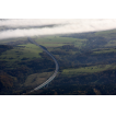 Autobahn A 17 Dresden - Prag östlich von Altenberg