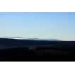 Fernblick zum Fichtelgebirge in Bayern (v. li. Schneeberg, Kornberg, Waldstein)