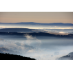 Die Wolken in den Tälern am Südabfall lösen sich auf.