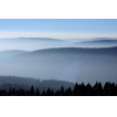 Panoramablick Schneckenstein (Nr. 73 - 79); Nr 73: Morgendunst in den Tälern