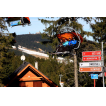 Blick zum Fichtelberg mit Schanze, Wetterwarte und Berghotel