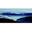 Beeindruckender Panoramablick über den Südabfall des Erzgebirges bis zum tschechischen Gebirgszug Slavkovsky Les
